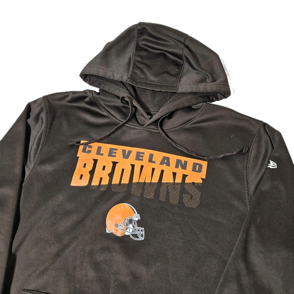 Cleveland Browns Hoodie Mens Medium‎ Sweatshirt New Era Combine Authentic